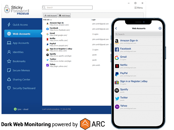 Sticky password - Scenario s.r.o. Sticky password